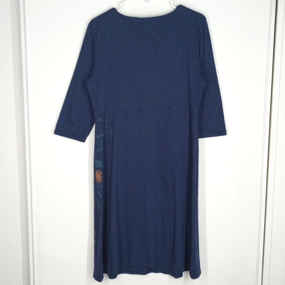 Horny Toad Organic Cotton Blend Rosalinda Dress Size Large - Picture 10 of 11